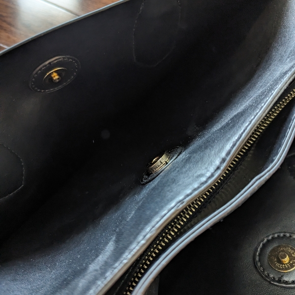 NWOT Aldo Satchel Black with Tassel crossbody and shoulder strap - Picture 4 of 9